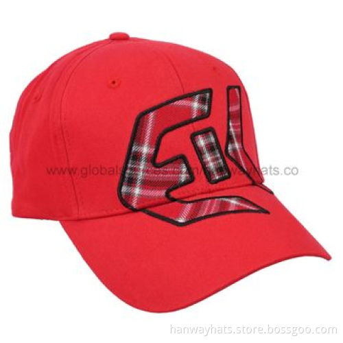 6-panel Cotton Twill Fashionable Sports Cap with Applique EmbroideryNew